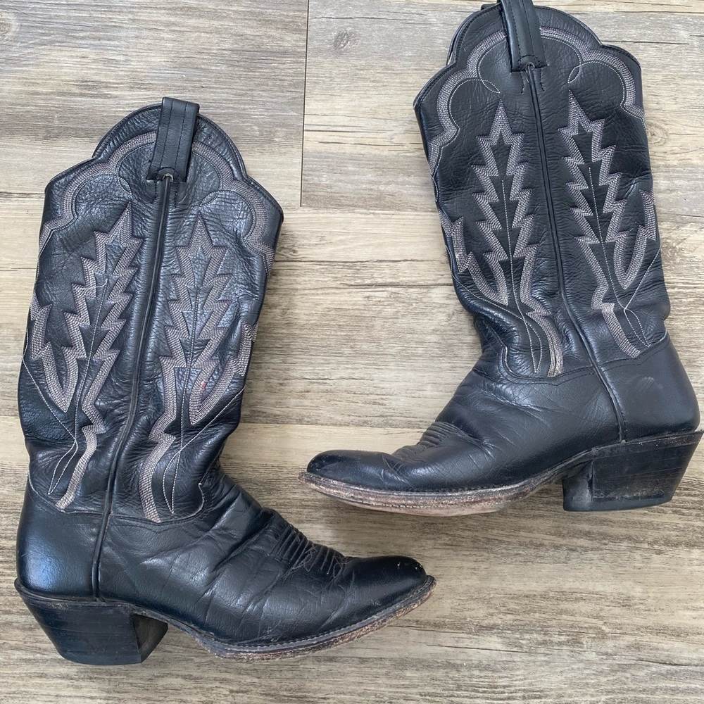 Vintage Sanders Cowboy Boots